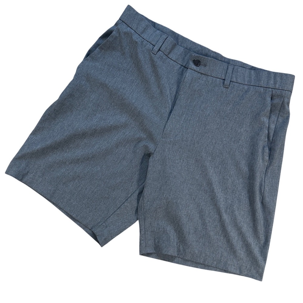 Callaway Mens Golf Shorts Gray Stretch Flat Front Heathered Size 36 AZ2158